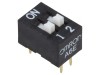 Comutator DIP-SWITCH 2 Secțiuni ON-OFF 24VDC