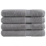 Gossi prosoape de sauna premium, solund 4 buc gri 80x200cm 600gsm