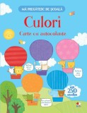 Cumpara ieftin Mă pregătesc de şcoală. Culori. Carte cu autocolante, Litera
