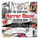 Carte de Colorat Horror Filme, Inspirata Halloween Chucky Scream, Pagini Umbre, Vernieda Vergara