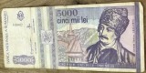 BNKRO002 Romania bancnota 5000 lei mai 1993