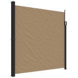 Cumpara ieftin Copertina laterala retractabila, gri taupe, 200x500 cm