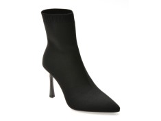Botine elegante FLAVIA PASSINI negre, AC5831, din material textil