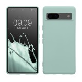 Husa Kwmobile pentru Google Pixel 7a, Verde deschis, Silicon, 61614.200, Carcasa