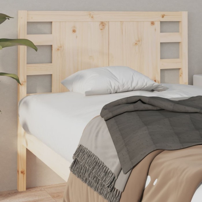 vidaXL Tăblie de pat, 96x4x100 cm, lemn masiv de pin 818750