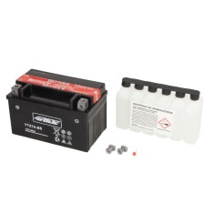 Acumulator AGM/Incarcare uscata cu acid/Pornire (vinzari limitate catre consumatori) 4 RIDE 12V 6,3Ah 90A L+ Fara intretinere electrolit inclus 152x88
