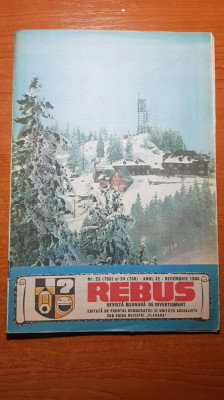 revista rebus decembrie 1988-numar dublu foto