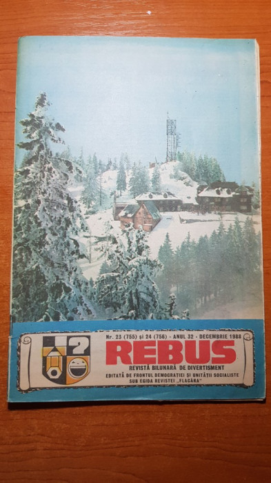 revista rebus decembrie 1988-numar dublu