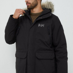 Helly Hansen geacă REINE PARKA bărbați, culoarea negru, de tranziție 53630