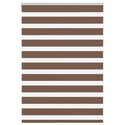 Jaluzea tip zebra maro latime tesatura 90,9 cm poliester foto