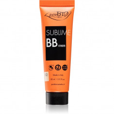 puroBIO Cosmetics Sublime BB Cream crema hidratanta BB culoare 02 30 ml