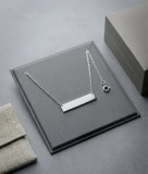 Cumpara ieftin LantiE or din Argint 925 cu Bara Orizontala Minimalista , , zPlain Canvas,