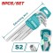 Set 9 chei imbus torx TOTAL Industrial - T10-T50 - Cr-V
