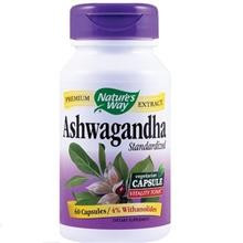 Ashwagandha SE 500mg Nature&amp;#039;s Way Secom 60cps Cod: 24121 foto