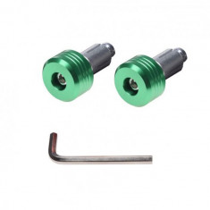 Set 2 capeti ghidon moto rotunzi, culoare verde, diametru 17,7 mm Cod Produs: MX_NEW AW56917BGN