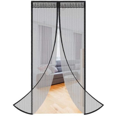 Plasa anti-insecte, cu inchidere magnetica, latime 100cm, inaltime 210cm, negru Household NewTrend foto
