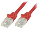 Patch cord U/UTP Cat6 roşu 5m, Logilink