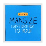 Felicitare - Mansize Birthday | Pigment Productions