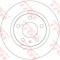 Disc frana OPEL CORSA E (2014 - 2016) TRW DF6339