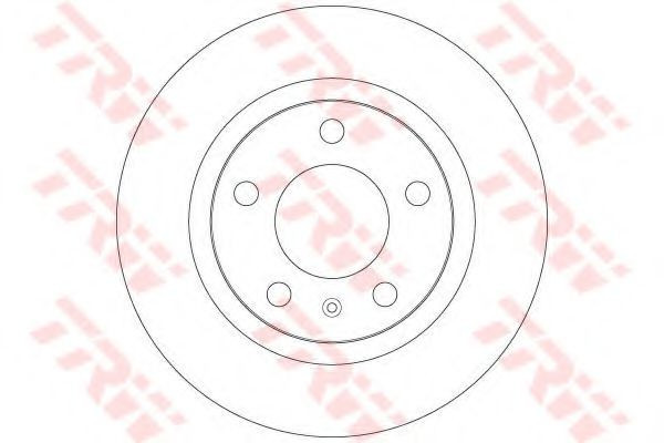 Disc frana OPEL CORSA D (2006 - 2016) TRW DF6339