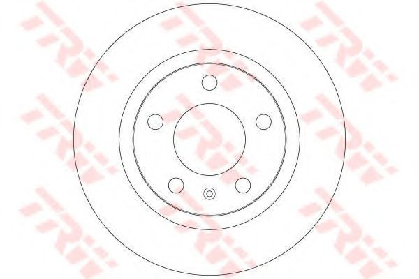 Disc frana OPEL CORSA E (2014 - 2016) TRW DF6339