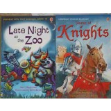 SET 2 CARTI USBORNE YOUNG READING: STORIES OF KNIGHTS; LATE NIGHT AT THE ZOO-COLECTIV-251658