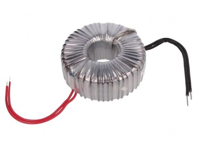 Transformator toroidal 200VA 230V 14V 14.28A cu cabluri foto