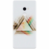 Husa silicon pentru Xiaomi Mi Mix 2, Abstract Grunge Light Triangle