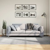 Covor &quot;IZA&quot; aspect scandinav, cu fire scurte, gri, 160x230 cm