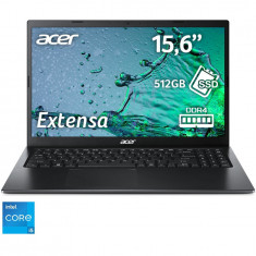 Laptop Acer Extensa 15 EX215-54 cu procesor Intel® Core™ i5-1135G7 pana la 4.30 GHz, 15.6&#039;&#039;, Full HD, IPS, 16GB DDR4, 512GB SSD, Intel® Iris