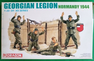 Kit GEORGIAN LEGION NORMANDY 1944 Firma DRAGON Cod 6277 Scara 1/35 DIORAMA MACHETA FIGURINE ASAMBLARE HOBBY WWII SOLDAȚI GERMANI AMERICANI RUȘI foto