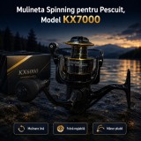Mulineta Spinning pentru Pescuit, Model KX7000