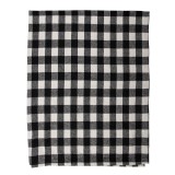 Cumpara ieftin Patura textil negru alb 130x170 cm
