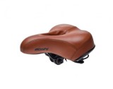 Sa cu arcuri pentu bicicleta city, Leoshi, culoare maro, cu gaura ventilatie Cod:AWR2074BR
