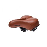 Sa cu arcuri pentu bicicleta city, Leoshi, culoare maro, cu gaura ventilatie Cod:AWR2074BR