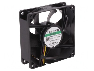 Ventilator DC Axial 24V 80mm 69m3/h foto
