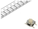 Micro&icirc;ntrerupător TACT SPST-NO 32VDC SMT IP57