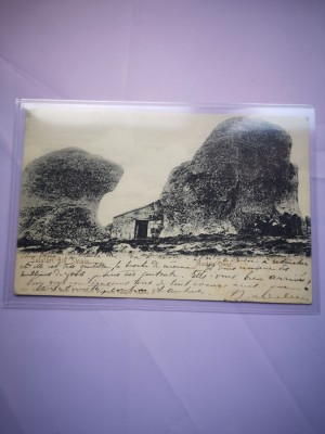 Carte postala Sinaia, Muntele Omul, 1909, circulata foto