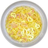 Paiete pentru unghii - inimi galbene, INGINAILS