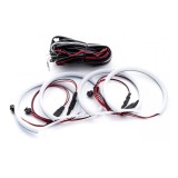 Kit Angel Eyes LED COTTON pentru BMW E46 cu Far ZKW cu lupa si Cu Xenon ()