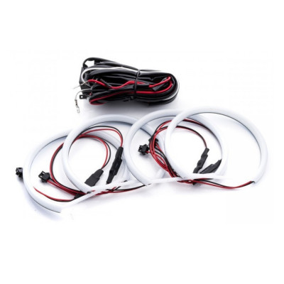 Kit Angel Eyes LED COTTON pentru BMW E46 cu Far ZKW cu lupa si Cu Xenon () foto