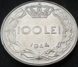 Moneda istorica 100 LEI - ROMANIA / REGAT, anul 1944 *cod 427 A