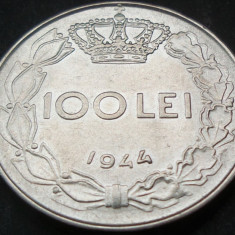 Moneda istorica 100 LEI - ROMANIA / REGAT, anul 1944 *cod 427 A