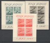 Romania.1947 1 Mai-Ziua Muncii-coli mici XR.170, Nestampilat