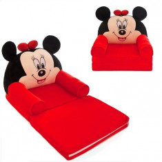 Fotoliu extensibil din plus+burete Minnie Mouse foto