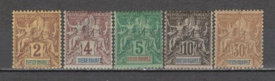 Diego Suarez.1894 Alegorie 5 buc. MD.461 foto