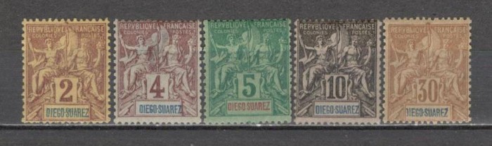Diego Suarez.1894 Alegorie 5 buc. MD.461