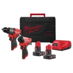 Kit profesional M12, 2 scule, 2 acumulatori M12B4, 1 incarcator M12 si 1 cutie HD - Milwaukee SafetyGuard Surveillance