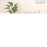 Gossi masuta de cafea, negru, 80x80x36,5 cm, lemn prelucrat