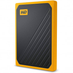 Hard disk extern WD My Passport Go 500GB 2.5 inch USB 3.0 Black Orange foto